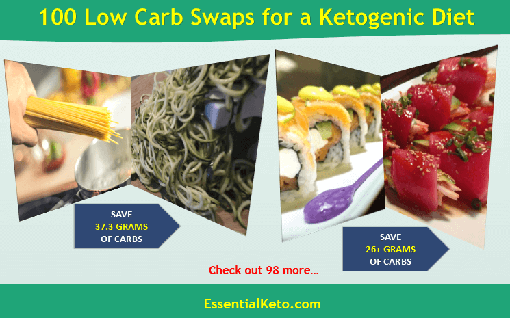 100 Low Carb Swaps for a Ketogenic Diet