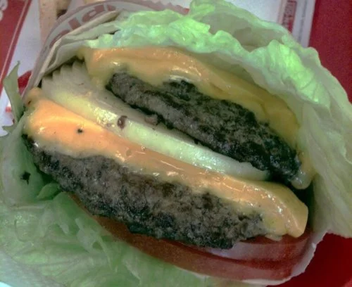 Low carb burger