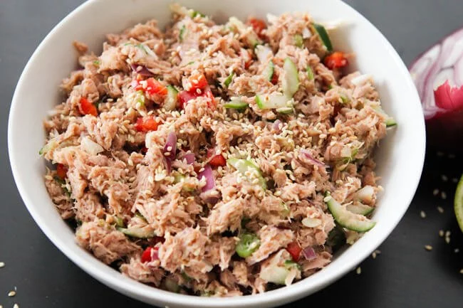 Thai Tuna Keto Work Salad