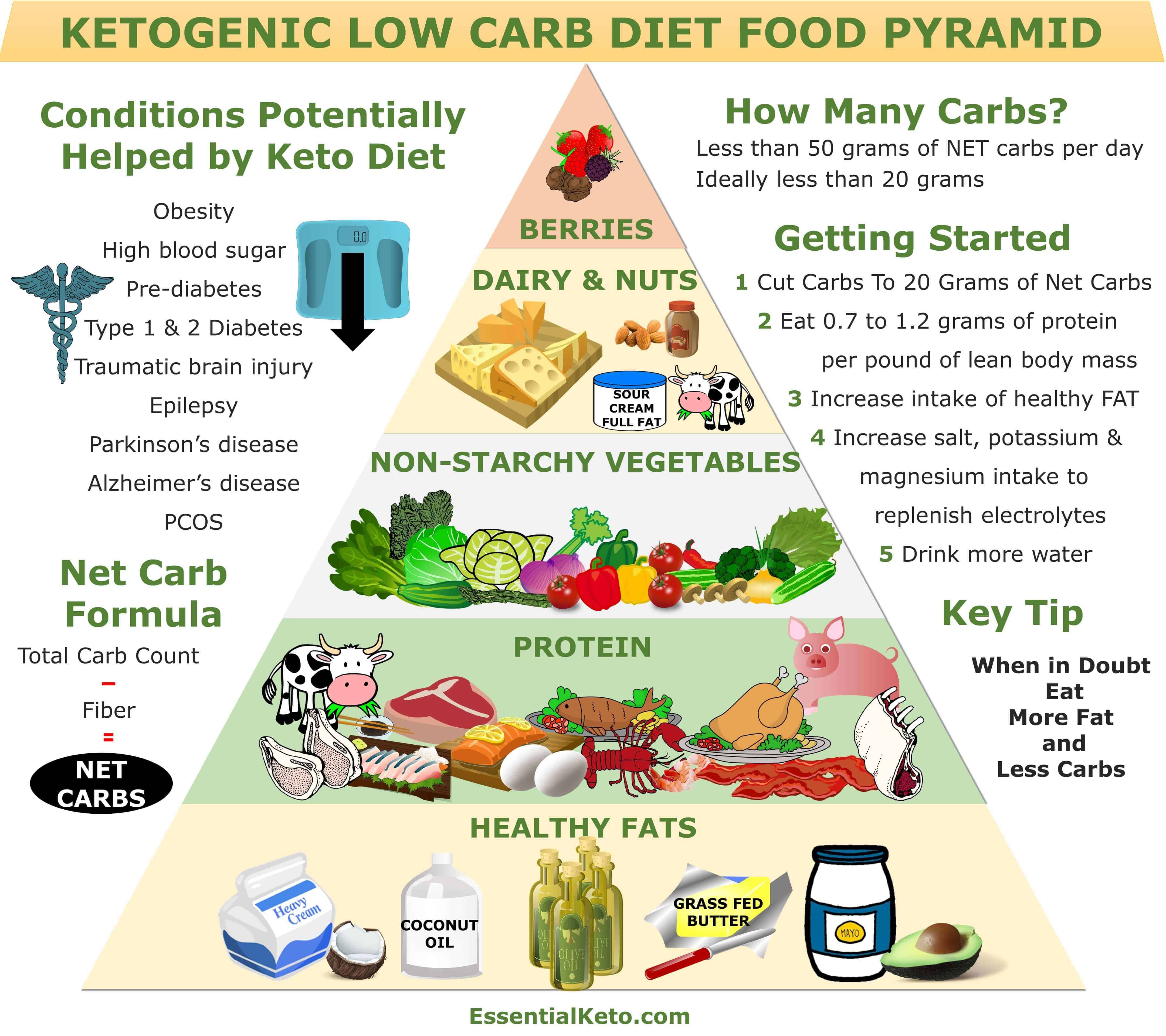 Keto Food Chart Free