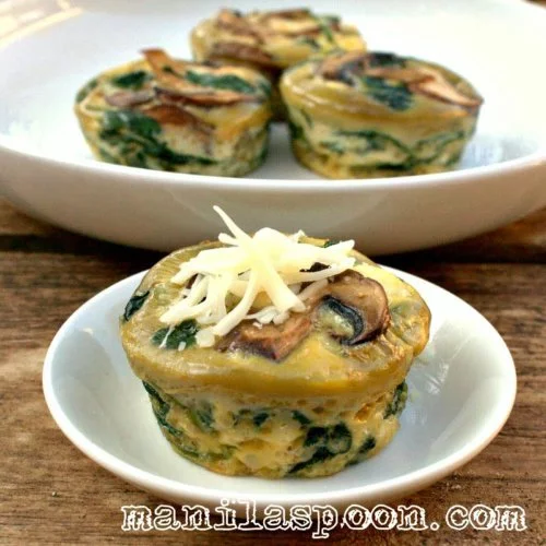 Spinach Quiche Cup