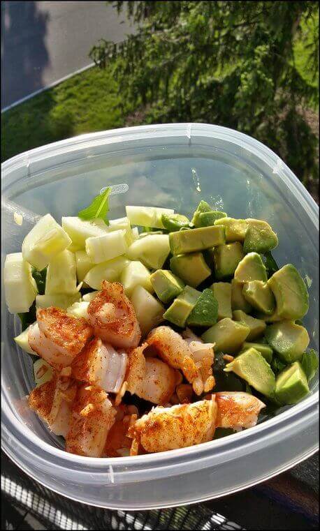 spicy_shrimp_and_avocado_salad Salade épicée de crevettes et d'avocat