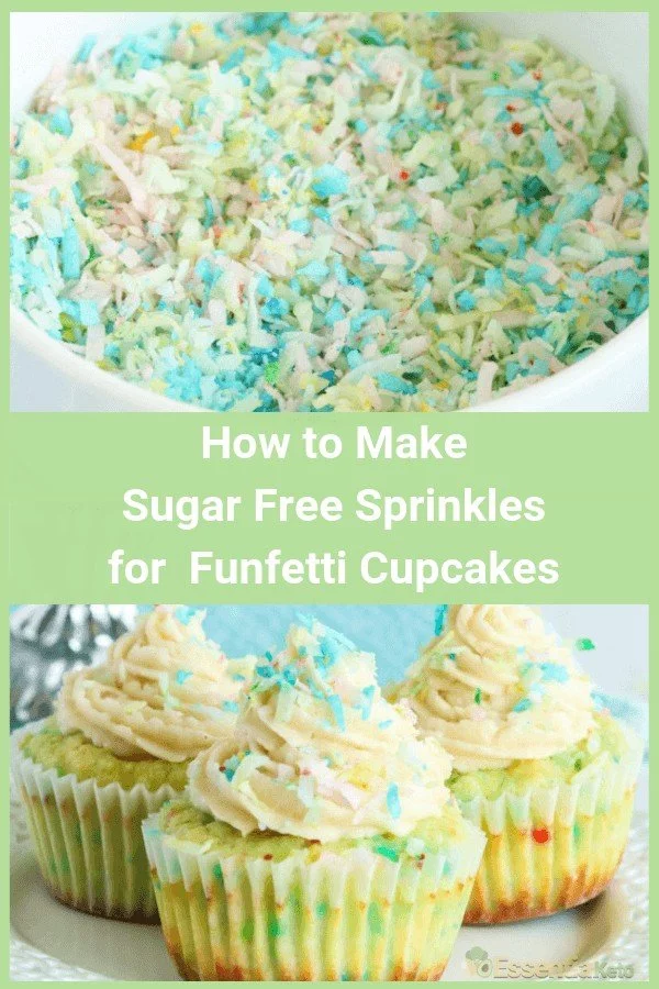 How to Make Sugar Free Sprinkles for Funfetti Cupcakes