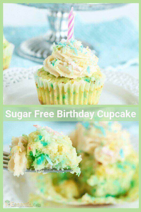Sugar Free Funfetti Birthday Cupcake Sugar Free Funfetti Birthday Cupcake