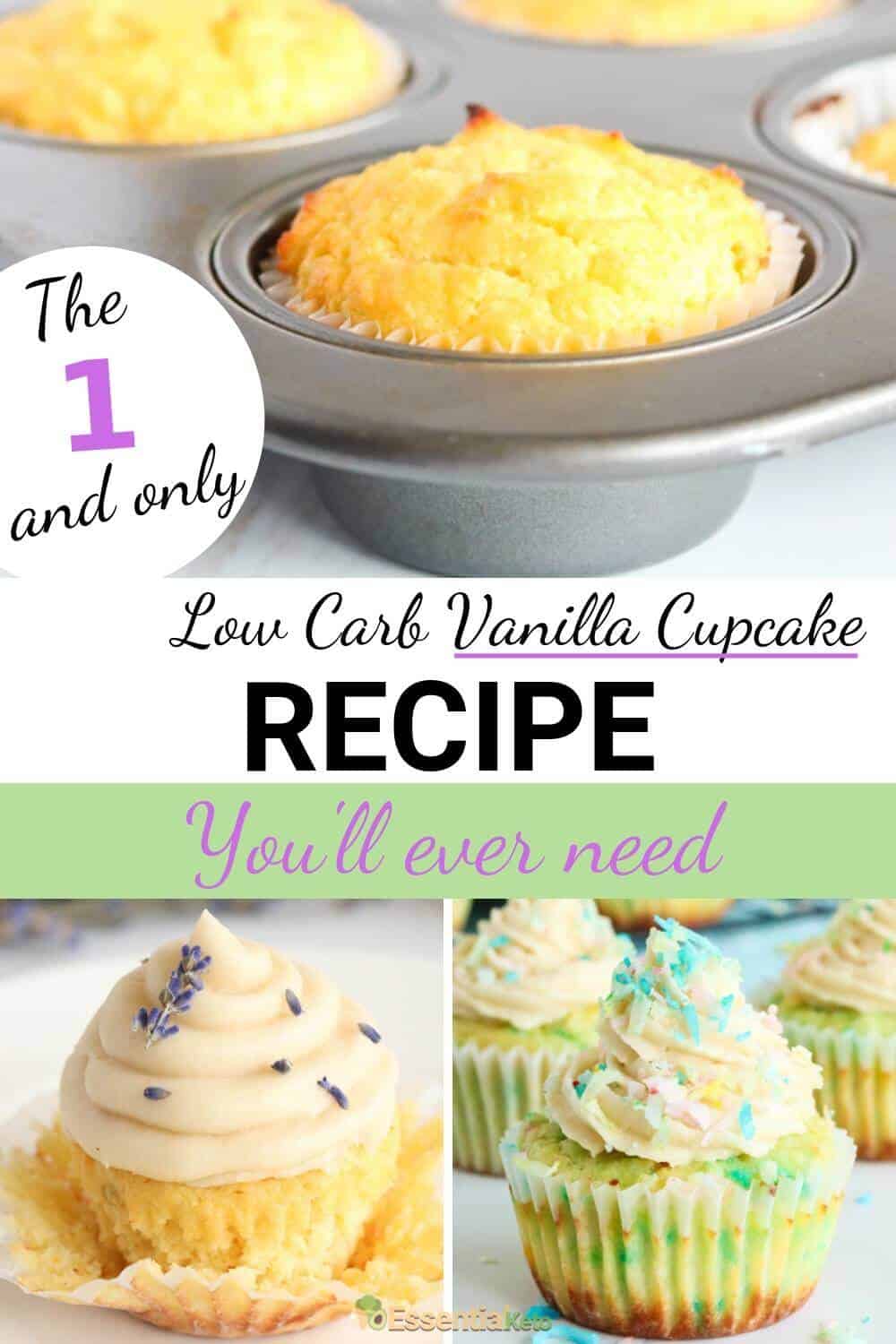 The Best Low Carb Vanilla Cupcake Recipe The Best Low Carb Vanilla Cupcake Recipe