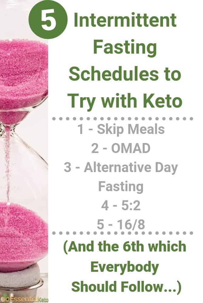 5 Intermittent Fasting Schedules to try with Keto