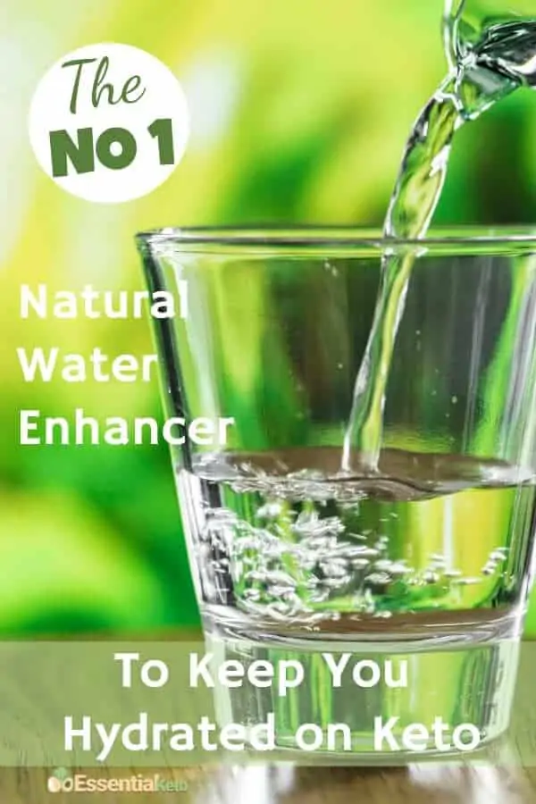 The number 1 Natural Flavor Enhancer for water to keep you hydrated on keto