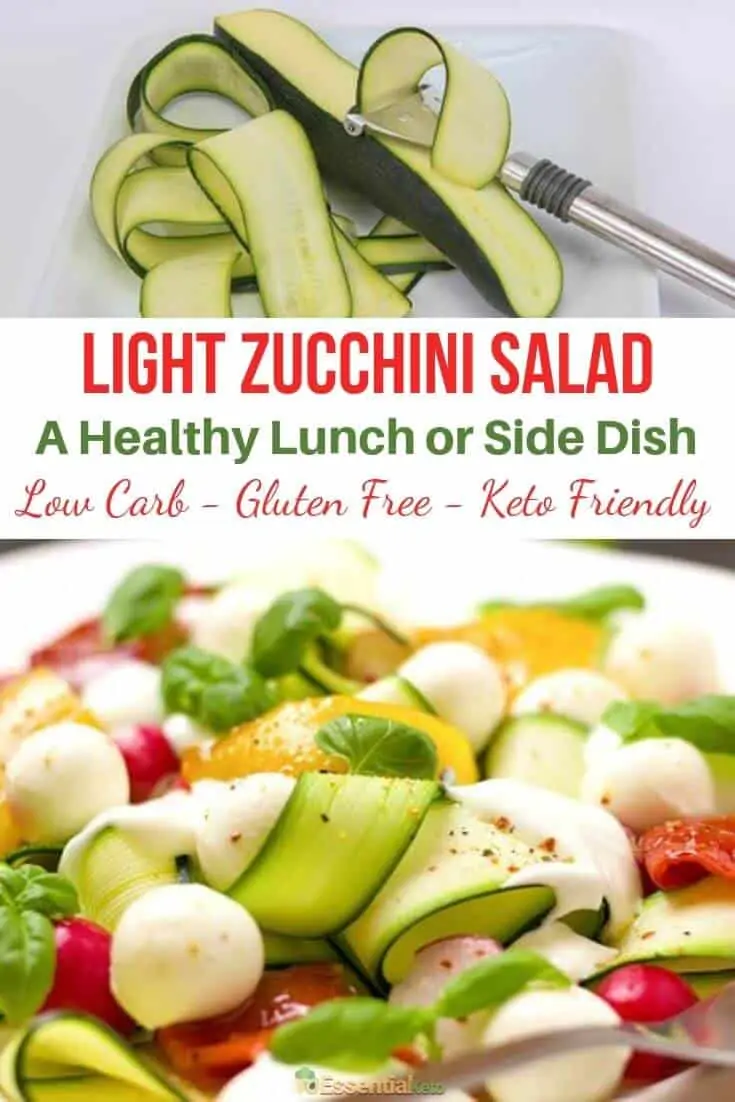 Zucchini Salad Lunch or Side
