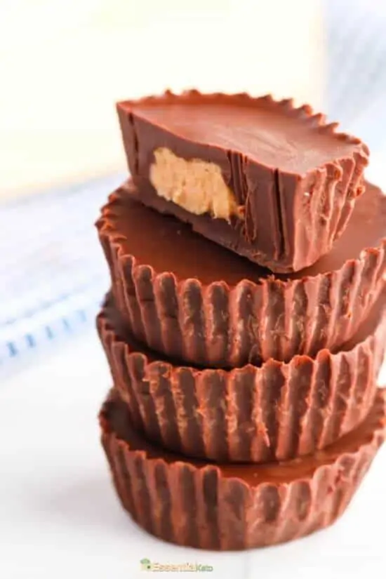 Easy keto peanut butter and chocolate fat bombs