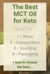 Best MCT Oil blend for Keto