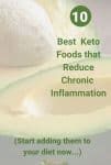 10 Best keto foods that reduce chronic inflammation