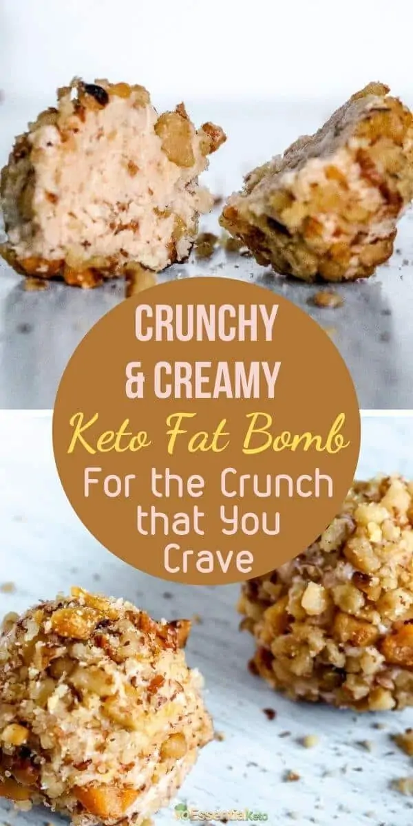 Crunchy and Creamy Keto Fat Bomb