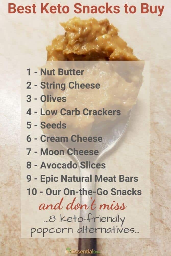 List of 10 snacks