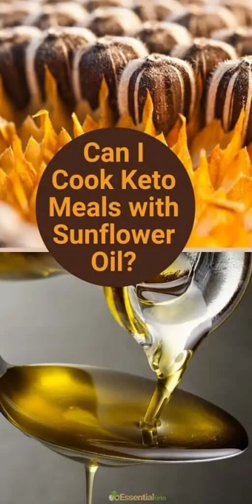 Can I cook keto meals with sunflower oil?